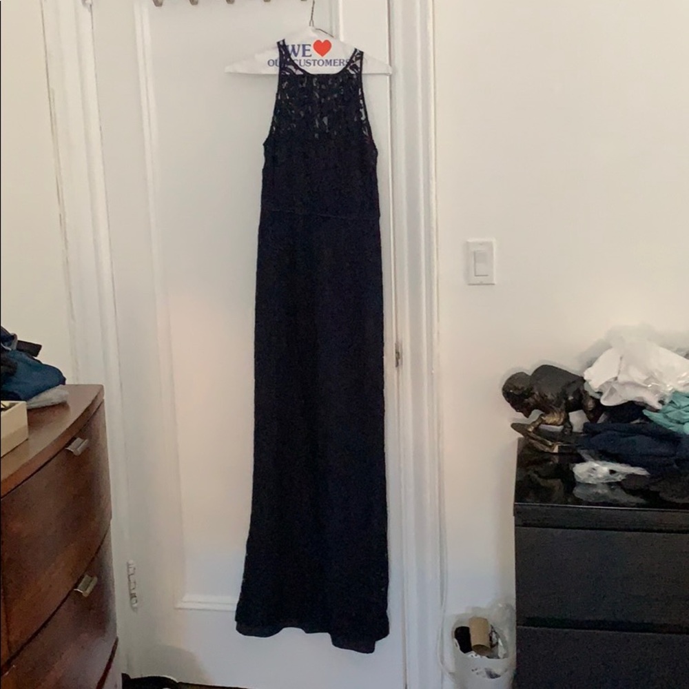 J. Crew Navy Bridesmaid Dress